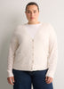 Loose Pointelle Knit Sweater Cardigan