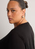Responsible, Straight Cotton Knit Crew Neck Tunic