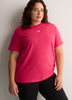 Pink Cotton Short-Sleeve Crew-Neck Tee - adidas