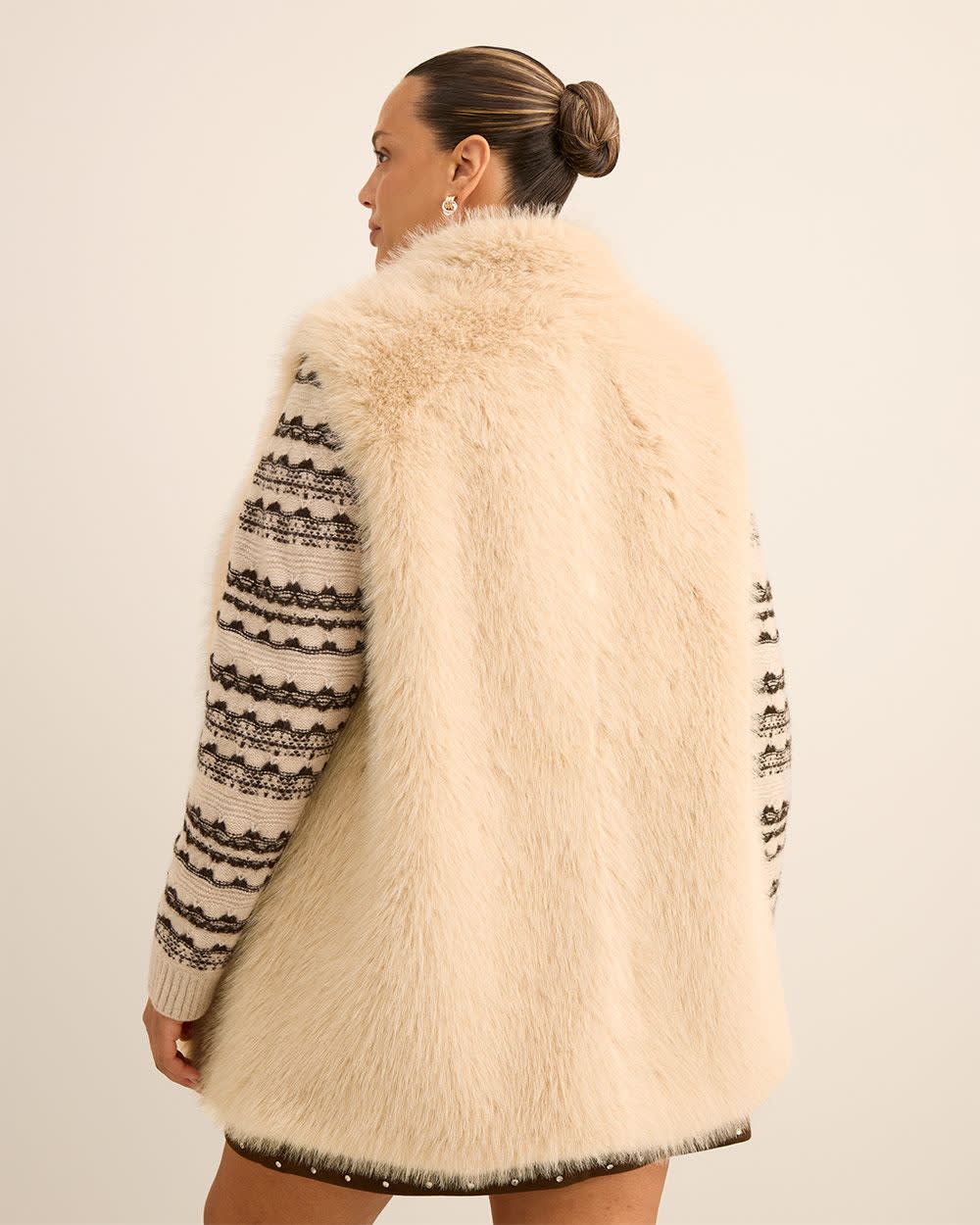 Long Faux-Fur Vest