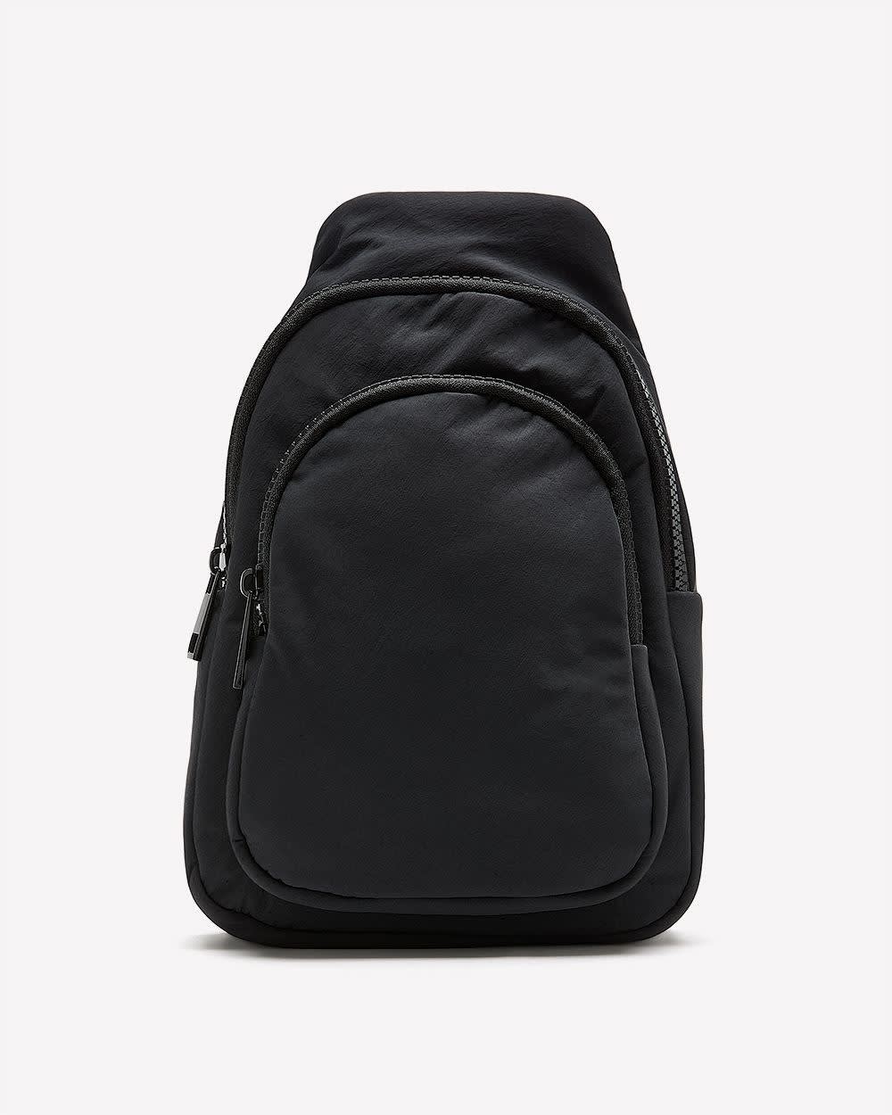 Sac à bandoulière en nylon avec sangle contrastante - Active Zone