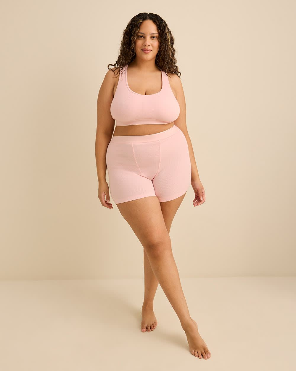 Ribbed Knit Boyshort - ti Voglio