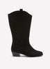 Extra Wide Width, Faux Suede Tall Western Boot
