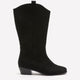 Extra Wide Width, Faux Suede Tall Western Boot