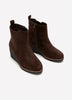 Extra Wide Width, Chelsea Microsuede Wedge Bootie