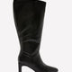 Wide Width and Calf, Black Nona Knee-High Blade-Heel Boots - Naturalizer