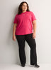 Pink Cotton Short-Sleeve Crew-Neck Tee - adidas