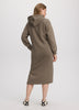 French Terry Hooded Midi Dress - Hyba