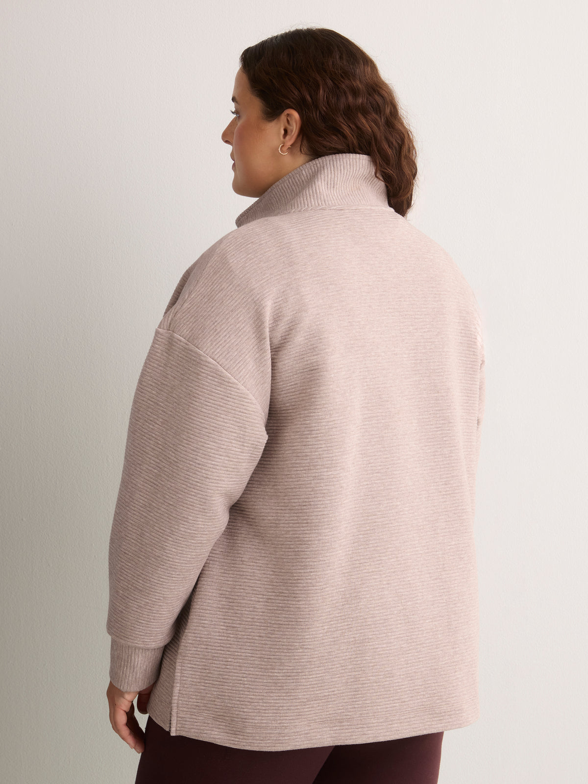 Long Ottoman Half-Zip Sweatshirt - Active Zone