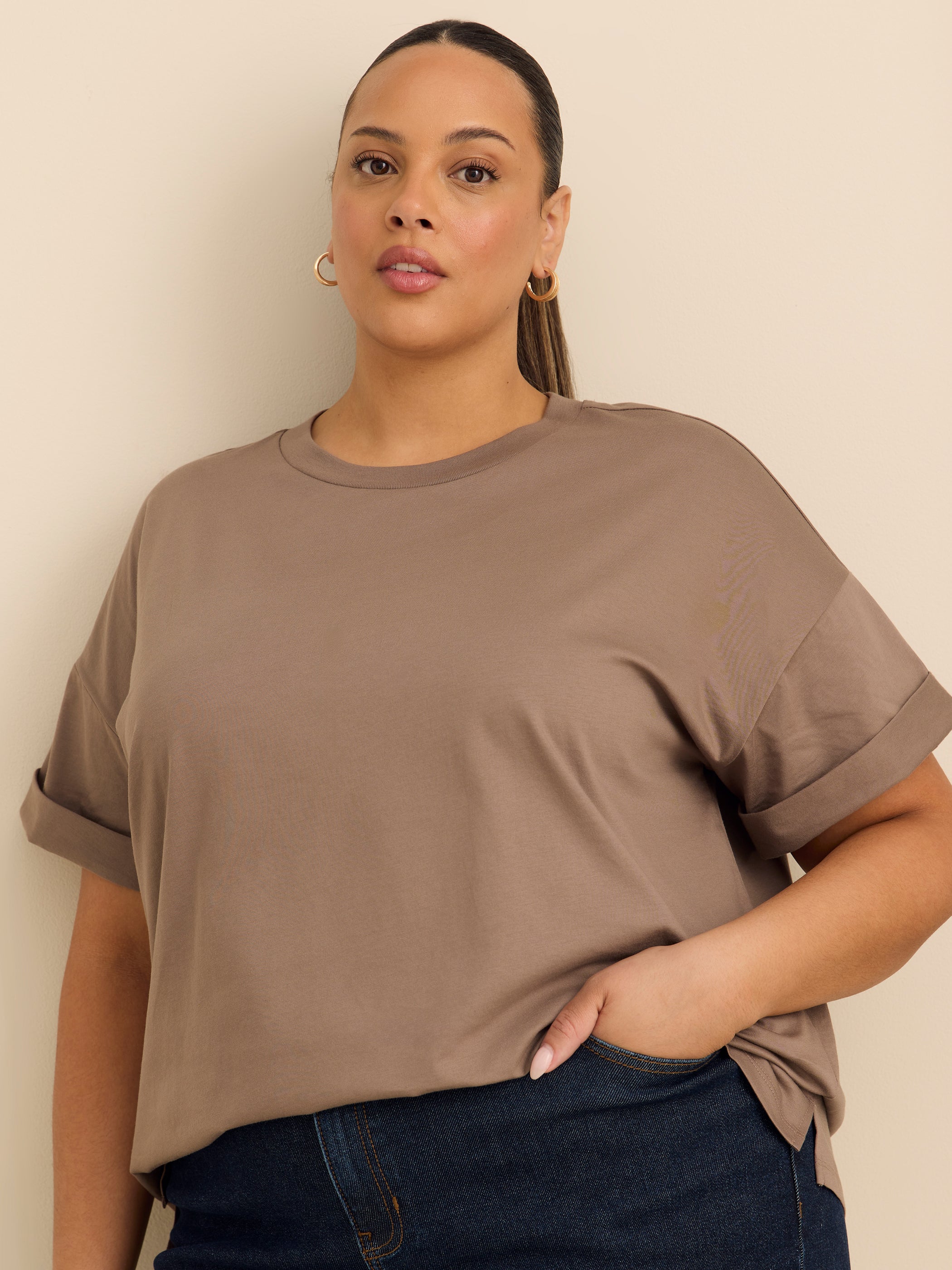 Boxy-Fit Crewneck Tee