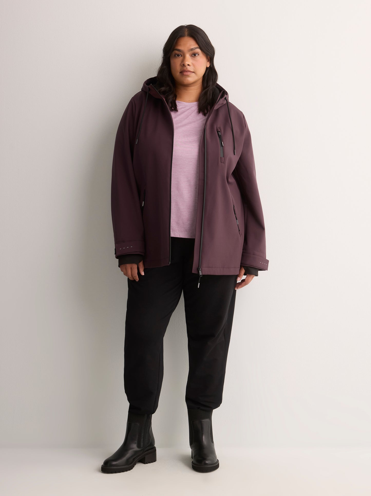 Softshell Hooded Jacket - Active Zone