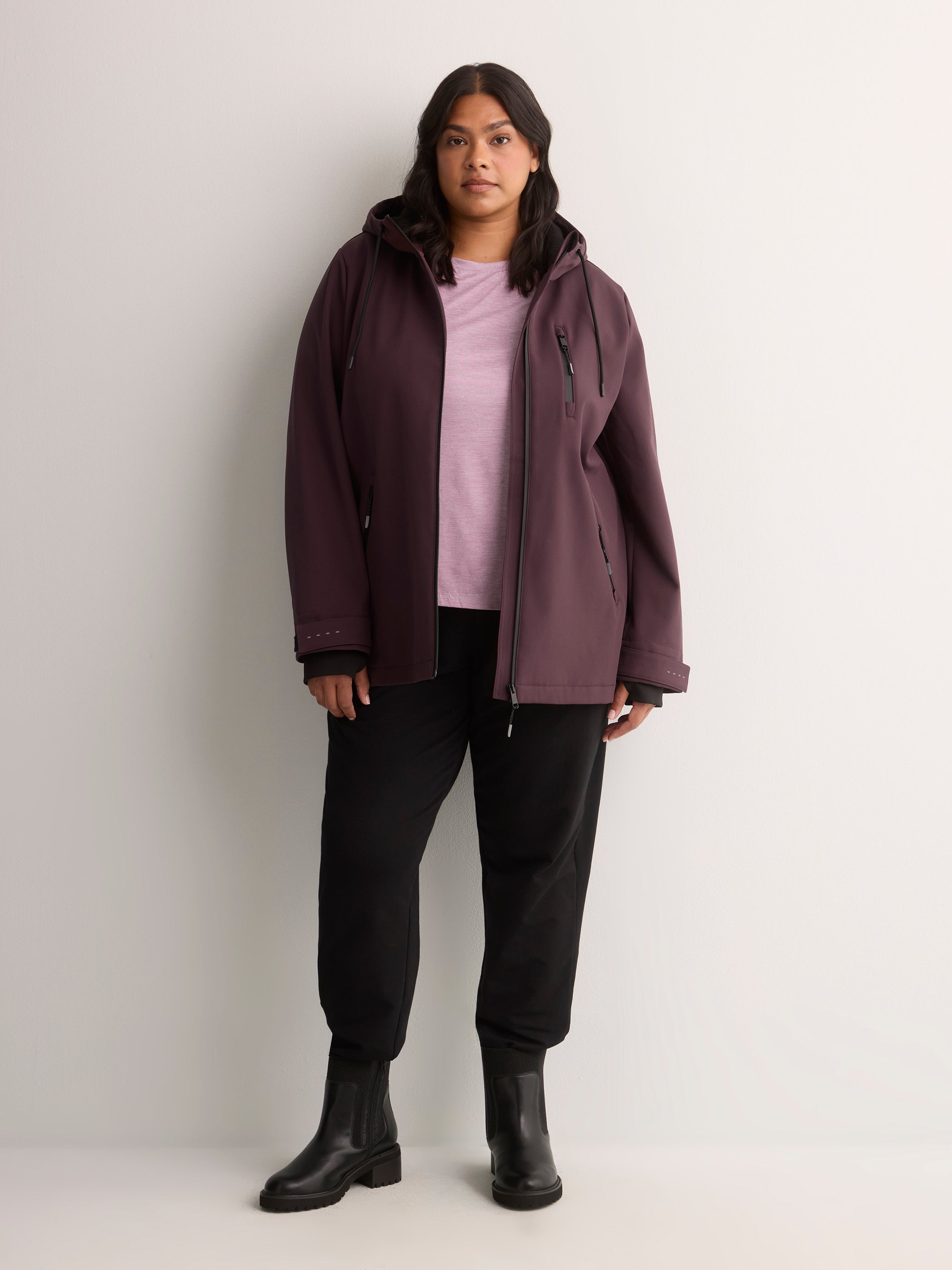 Softshell Hooded Jacket - Active Zone
