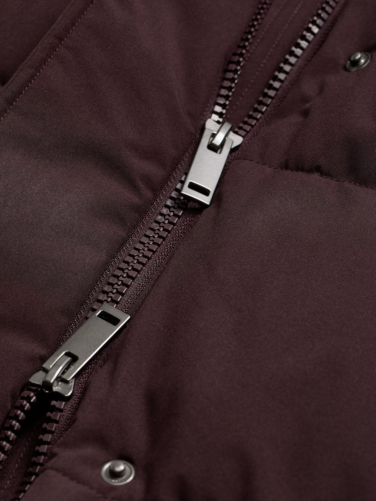 Maxi Puffer Jacket with Split Hood