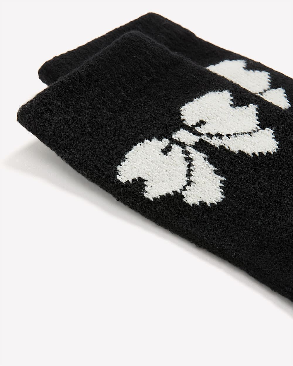 Chaussettes avec imprimé de boucle