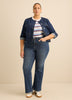 Veste en denim courte sans collet - d/C JEANS