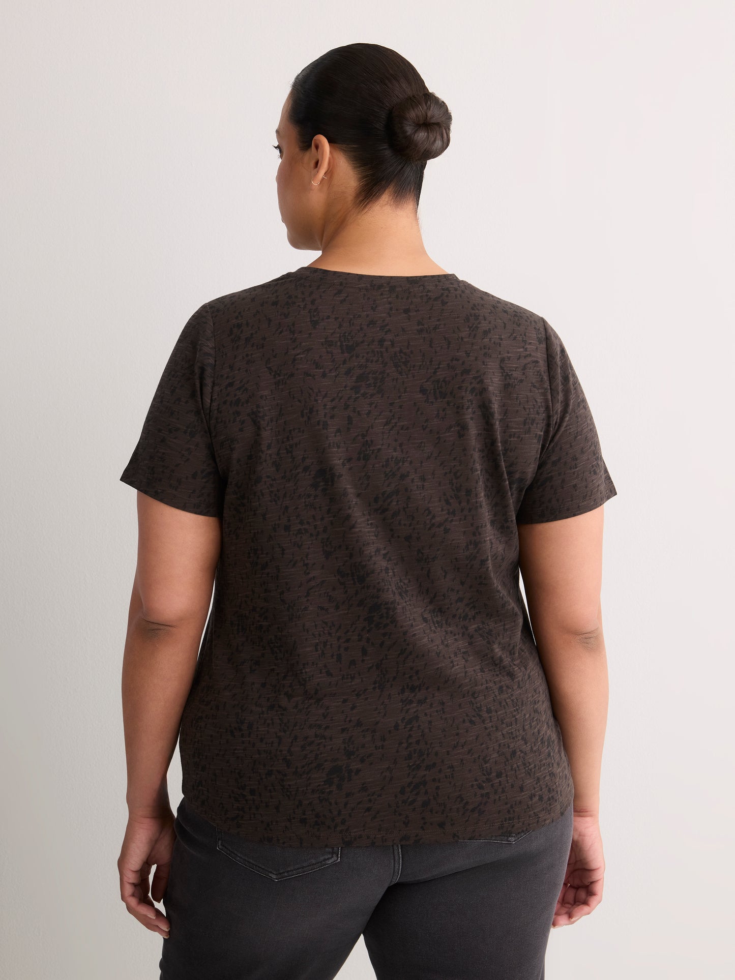 Curvy-Fit Short-Sleeve Crew-Neck Tee