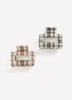Plaid Square Hair Claws, Set of 2