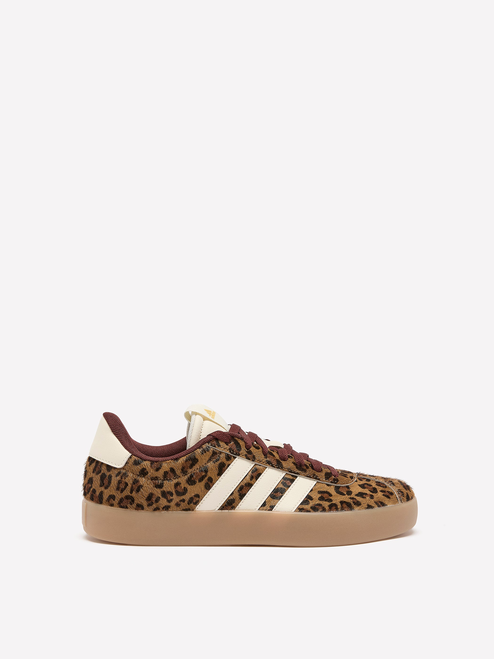 Regular Width, Leopard VL Court 3.0 Sneakers - adidas