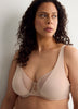 Unlined Underwire Bra with Mesh, G-H Cups - Déesse Collection