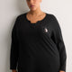 Modern-Fit Fooler Henley Pyjama Top - tiVOGLIO