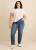 Petite, Curvy-Fit Straight-Leg Jean - d/C JEANS