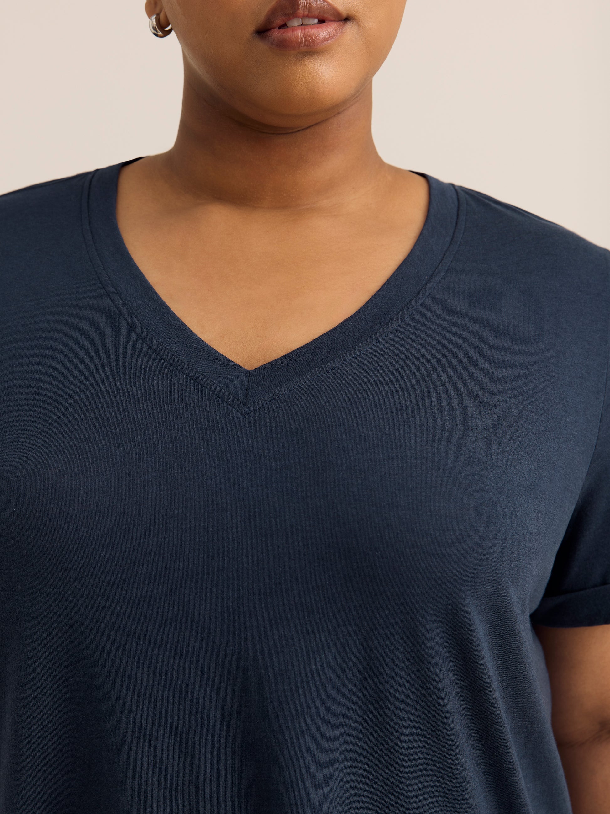Responsible, Boyfriend-Fit Tee with Slits