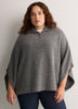 Half Zip Pop-Over Cape