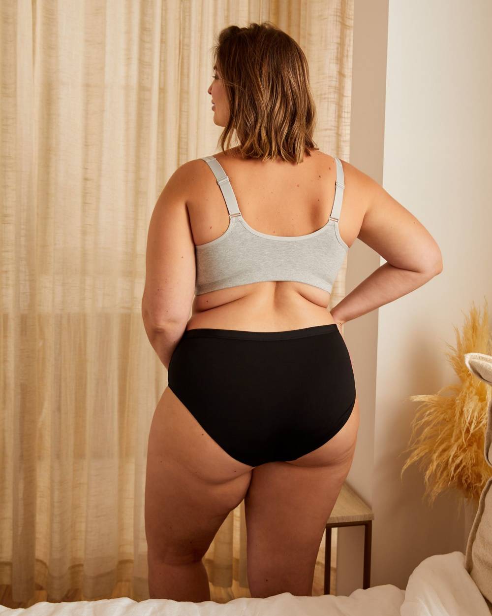 Soutien-gorge en coton chiné à fermeture avant - tiVOGLIO