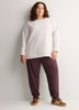 Ottoman Wide Crew Neck Tunic Top - Active Zone