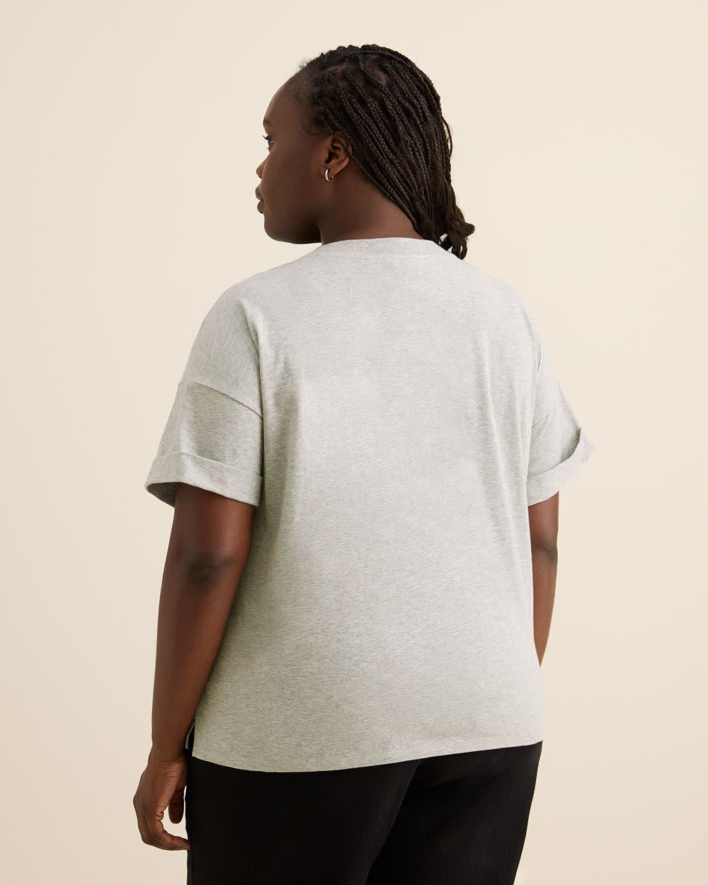 Boxy Crewneck T-shirt - PENN. Essentials