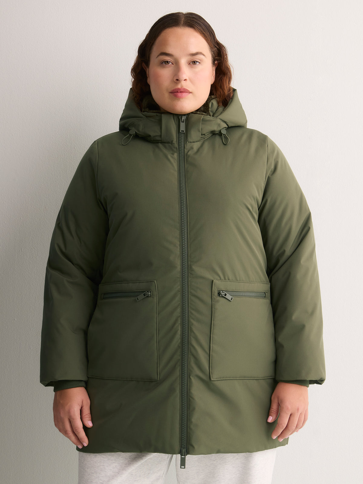 Ripstop Parka Jacket with Removable Hood