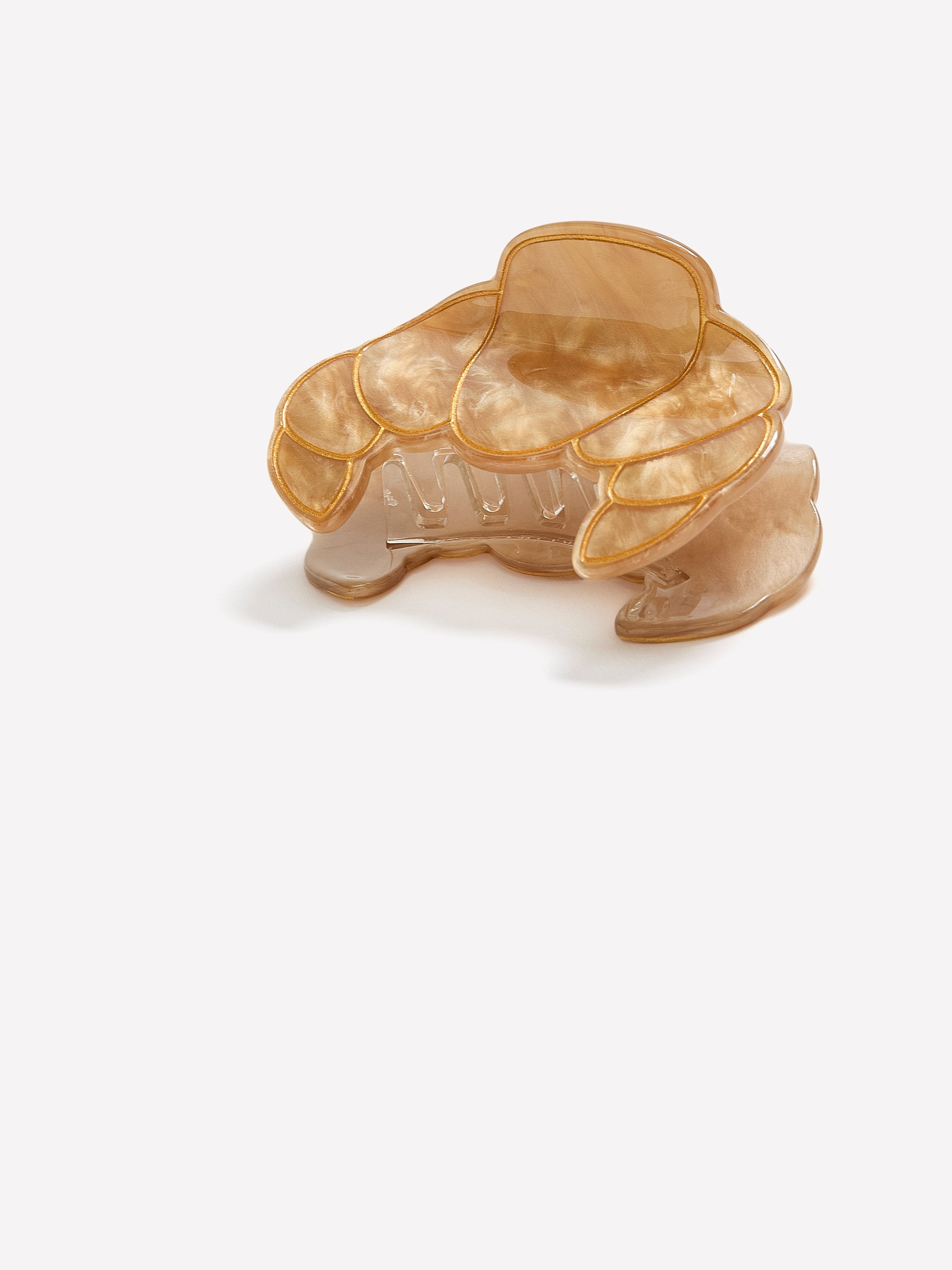 Pince à cheveux en forme de croissant