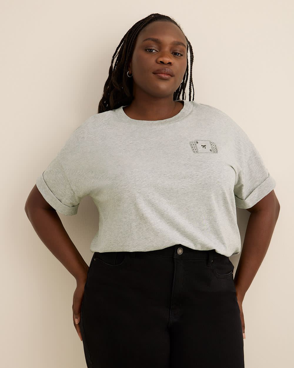 Boxy Crewneck T-shirt - PENN. Essentials