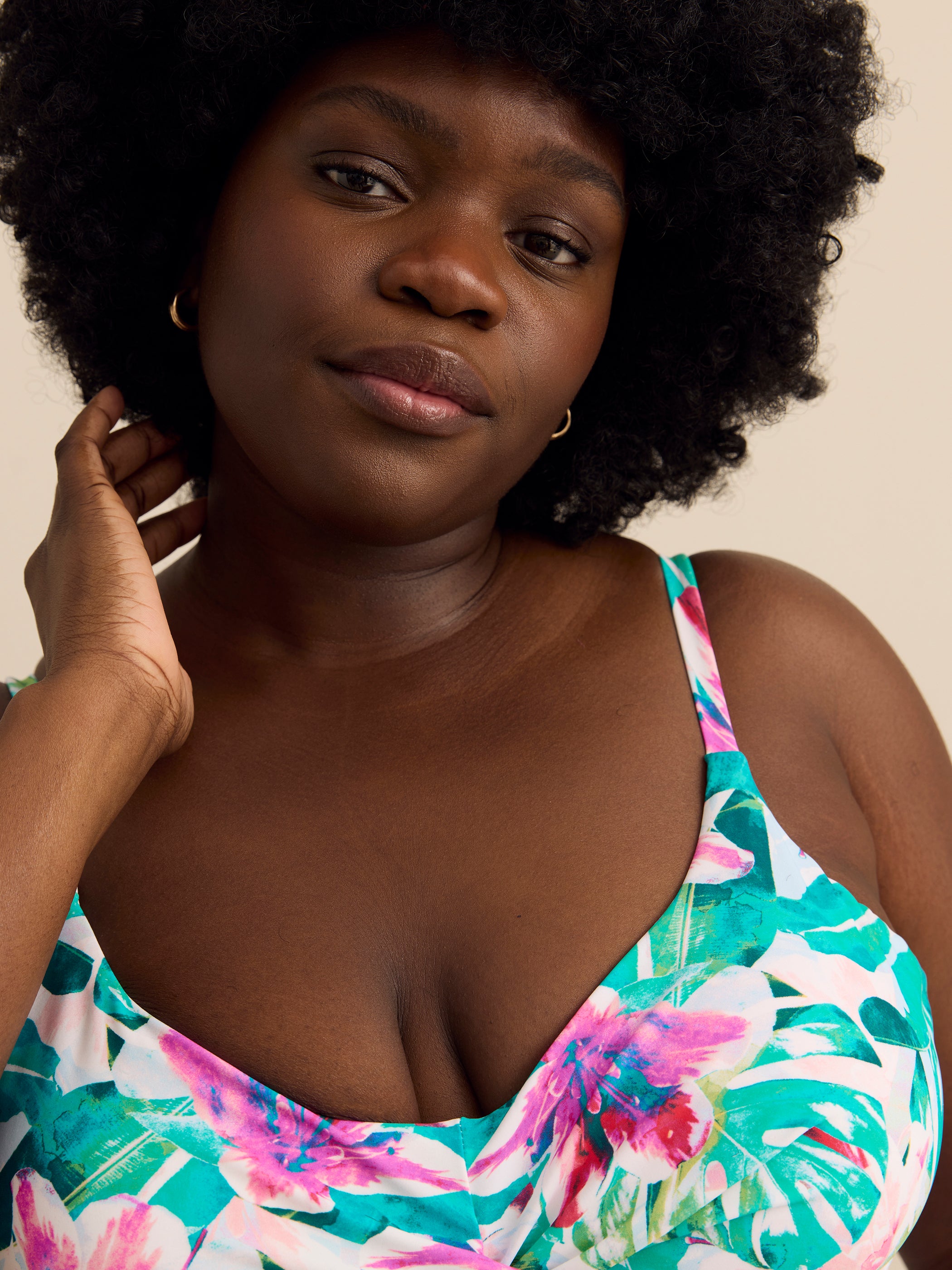 Haut tankini Aeries à  motif - Raisins Curve