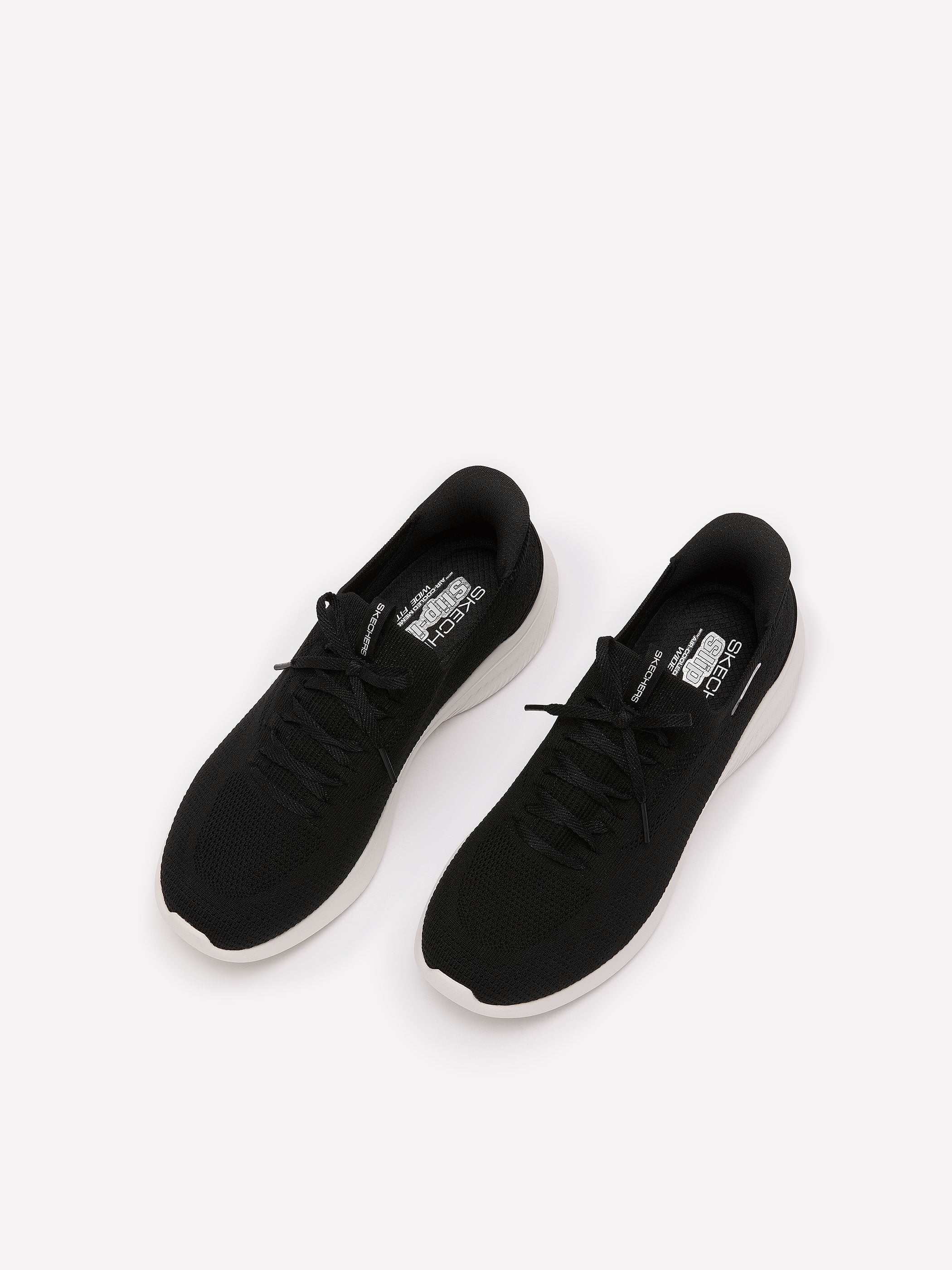 Wide Width, Ultra Flex 4.0 Lace-Up Slip-On Sneaker - Skechers