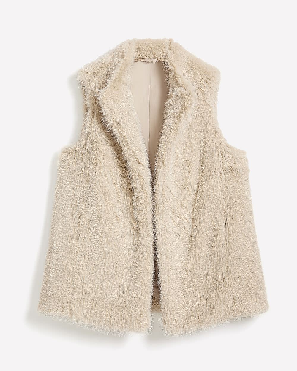 Long Faux-Fur Vest