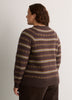 Brown Fair Isle Crew-Neck Sweater