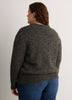 Loose Lurex V-Neck Sweater