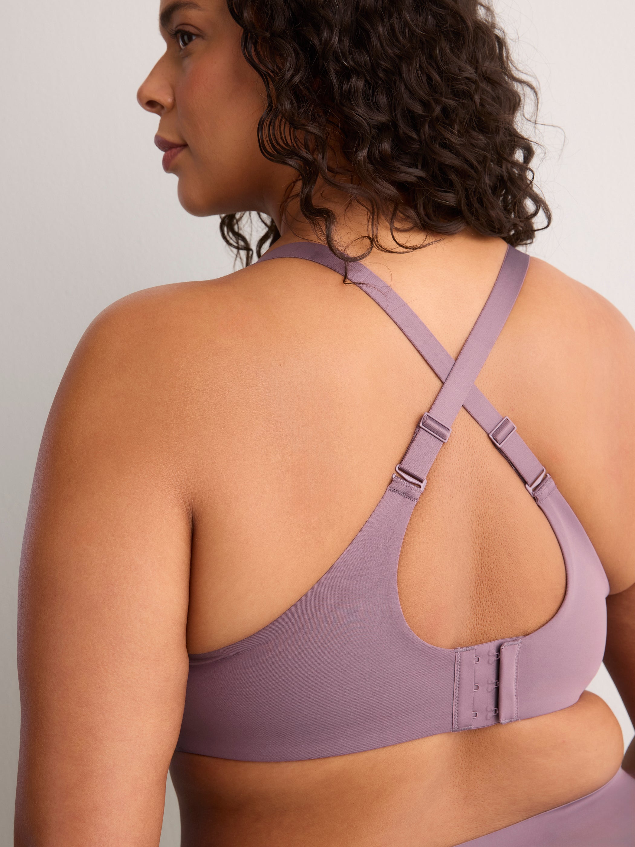 Second Skin, Matte Plum Unlined Underwire Bra - ti Voglio