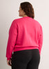 Pink Feel Cozy Fleece Sweatshirt with Small Logo - adidas