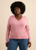 Responsible, Cotton-Blend Long-Sleeve V-Neck Sweater