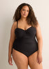 One-Piece Swimsuit With Bandeau Top