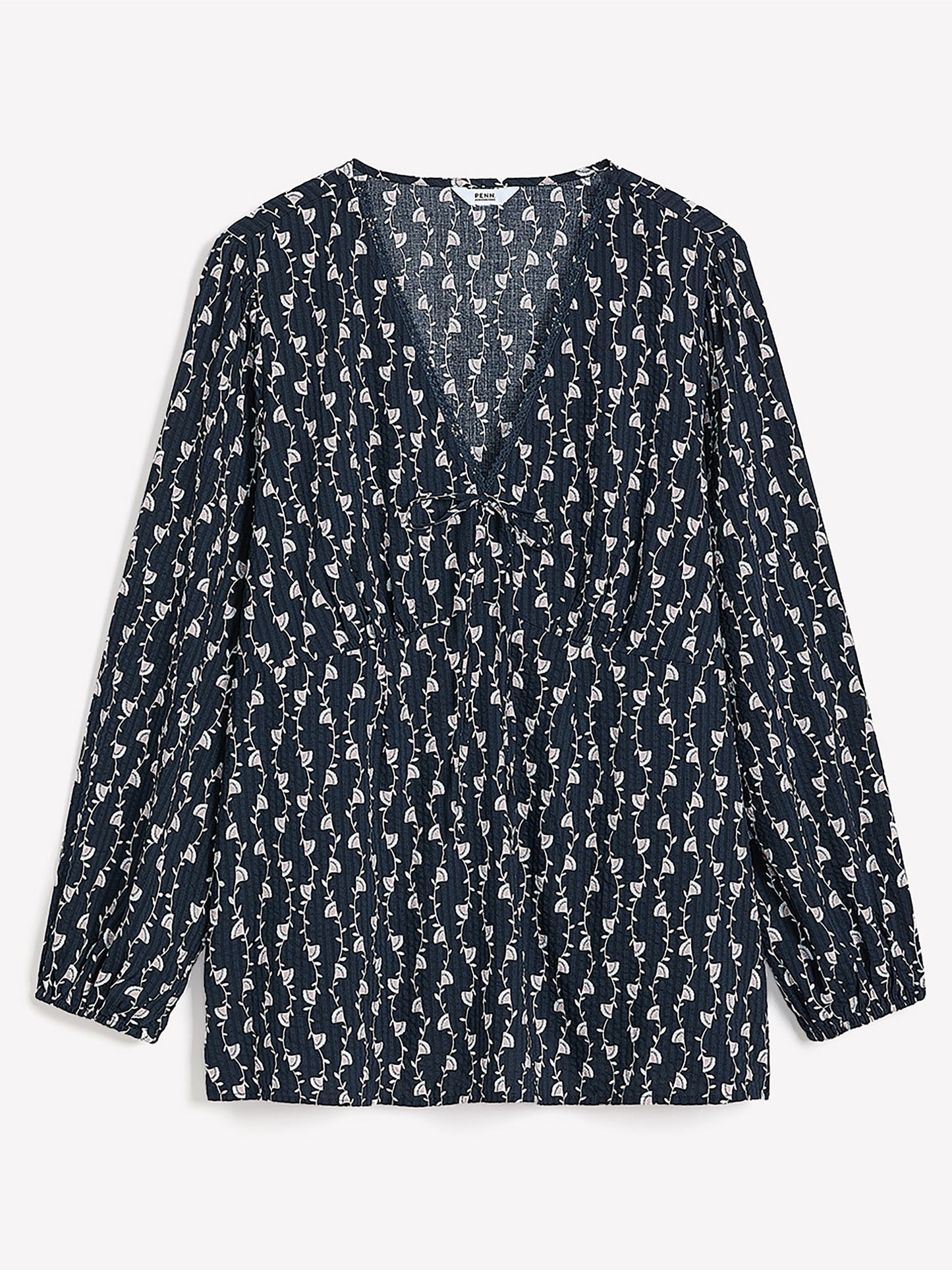 Blouse évasée avec encolure en V