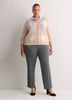 Heather Blue Straight-Leg Savvy Pant