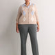 Heather Blue Straight-Leg Savvy Pant