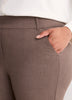 Grey Slim-Leg Savvy II Twill Pants