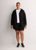 French Terry Hooded Open Cardigan - Active Zone