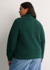 Straight Zippered Sweater Cardigan
