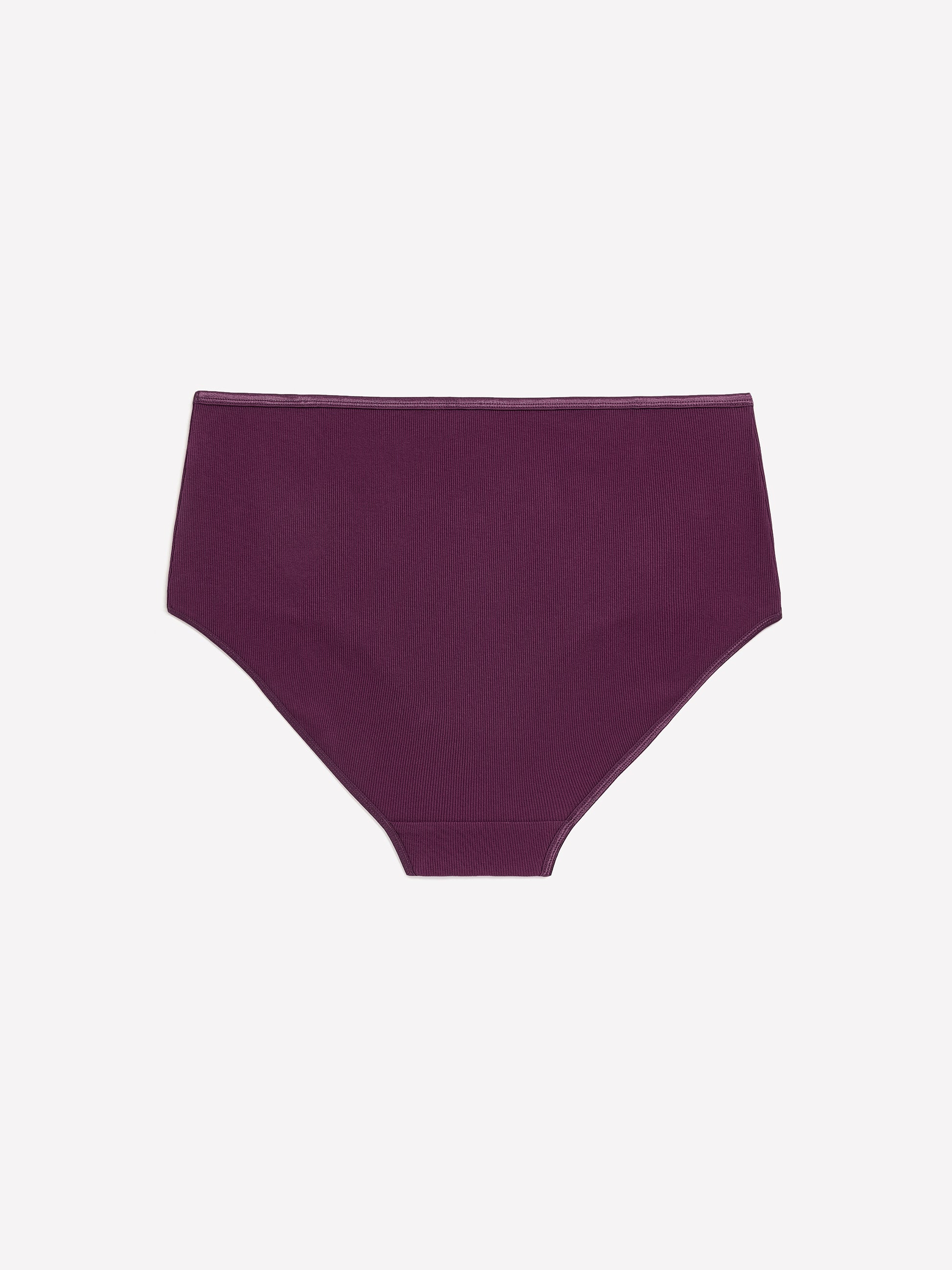 Ribbed Cotton-Blend Full Brief - tiVOGLIO