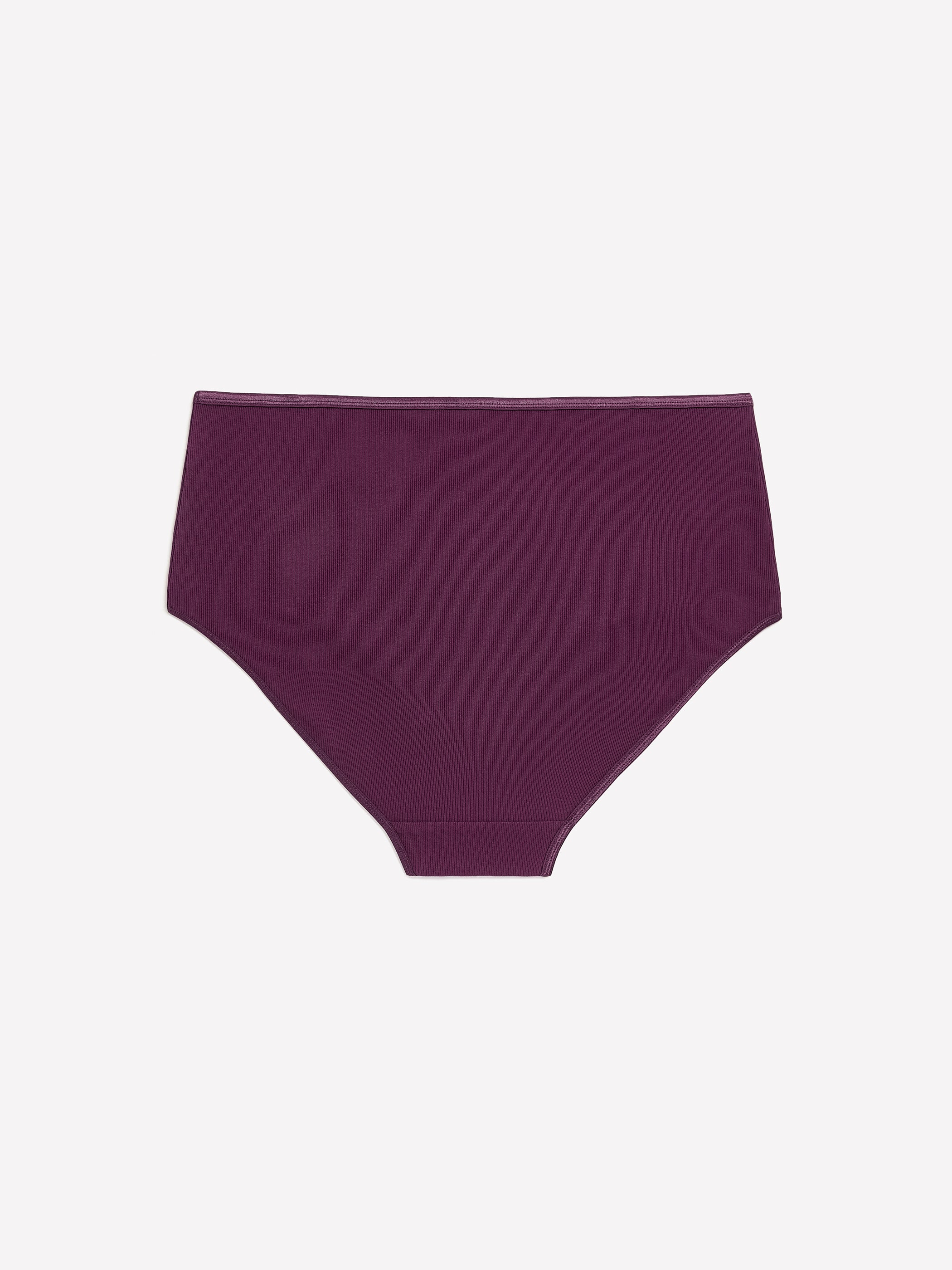 Ribbed Cotton-Blend Full Brief - tiVOGLIO